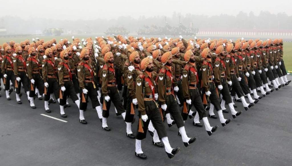 Indian Army parade ceremony